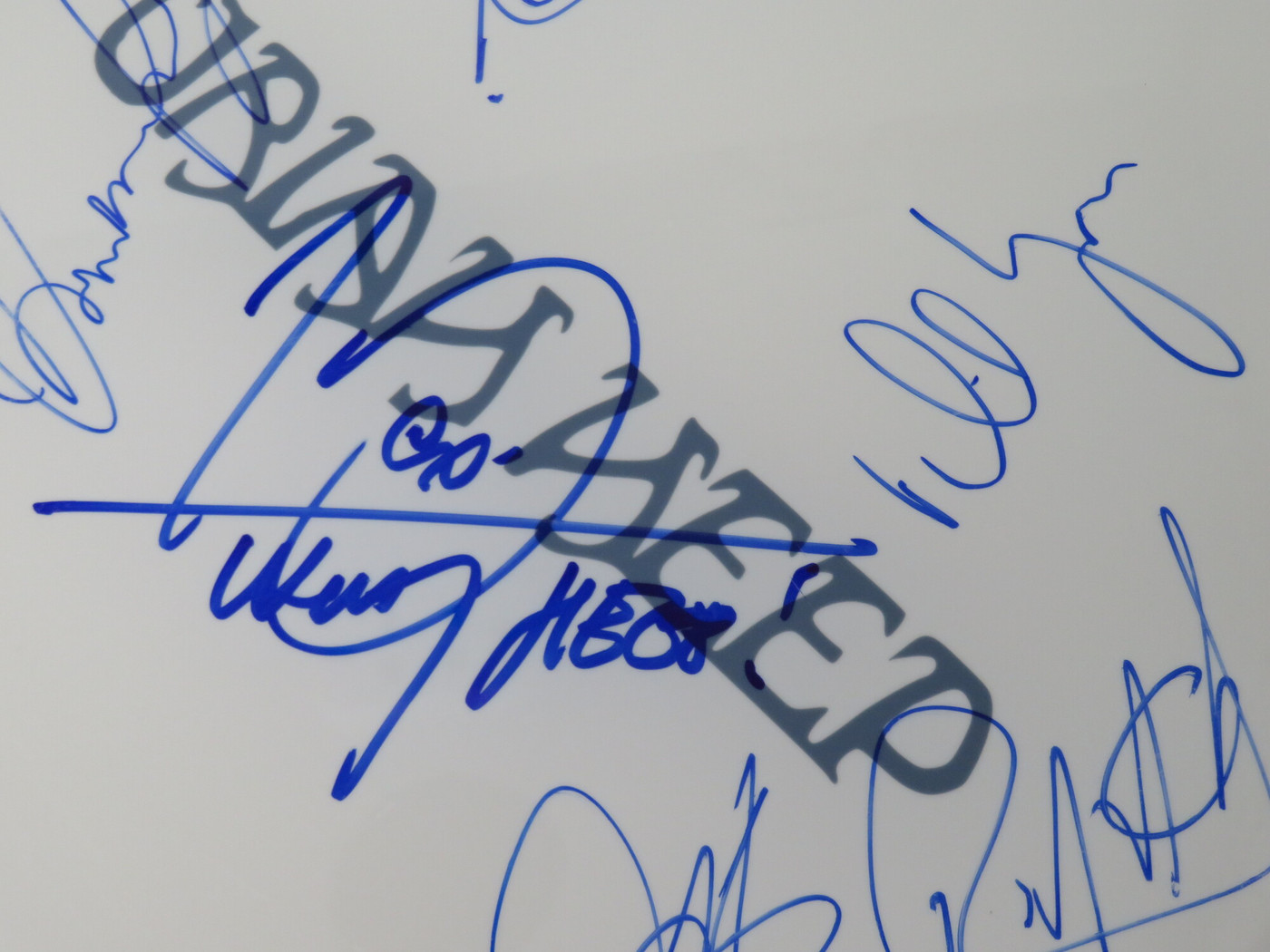 Uriah Heep Signed Drumhead