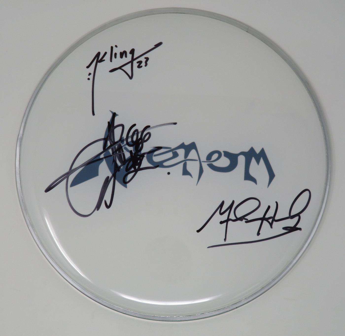 Venom Signed Drumhead