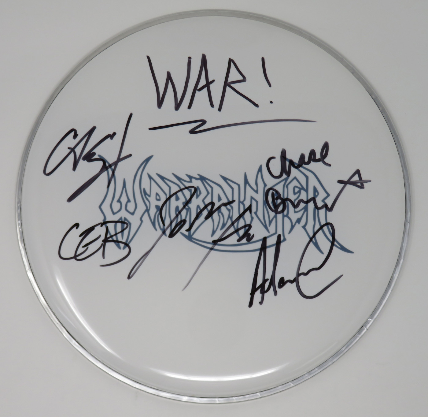Warbringer Signed Drumhead QQ34927