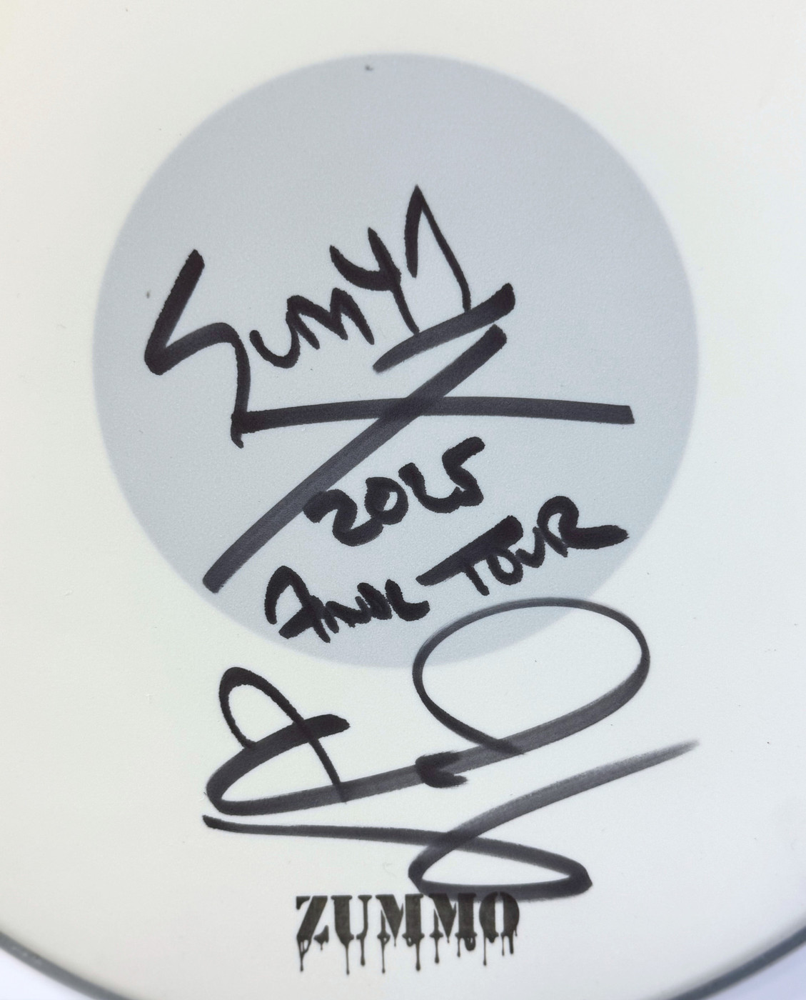 Frank Zummo (Sum 41) Signed 14” Snare Head - SUM41 (Signed
