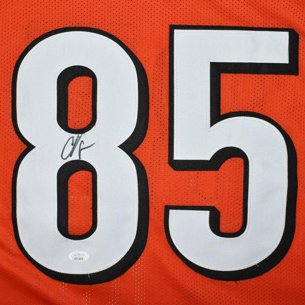 Chad Johnson Signed Cincinnati Orange Football Jersey (Beckett)