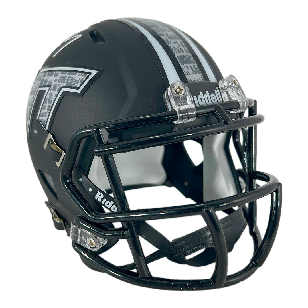 Michael Vick Signed Virginia Tech Hokies Matte Black Speed Mini