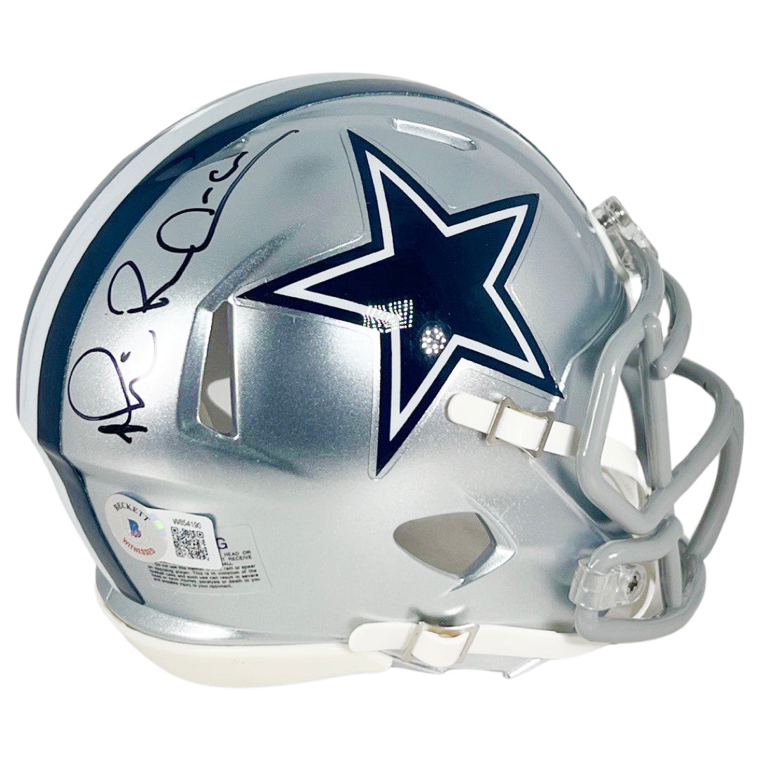 Michael Irvin Signed Dallas Cowboys Speed Mini Football Helmet