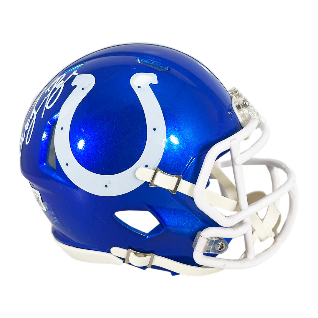 colts football helmet signed Jersey Framing This helmet has been hand signed by Warren and comes with the Fanatics hologram and certificate of authenticity Johnny Unitas Baltimore Colts Autographed