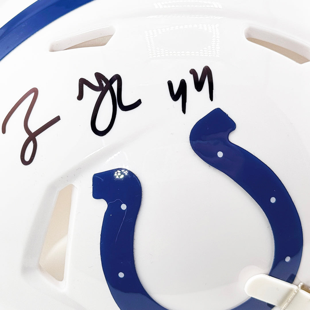 Zaire Franklin Signed Indianapolis Colts Speed Mini Football
