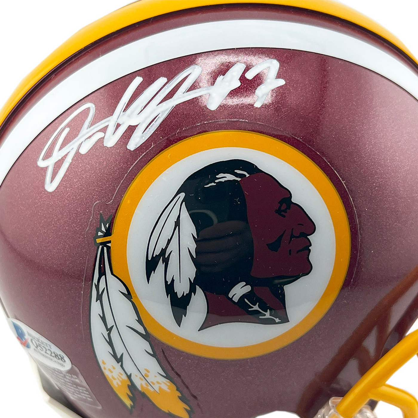Dwayne Haskins Jr Signed Washington Redskins Mini Football Helmet (Beckett)