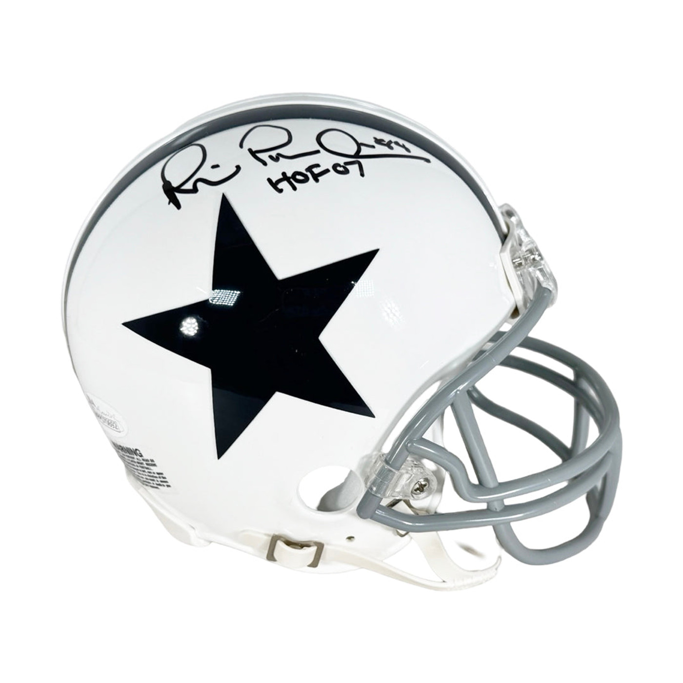 Michael Irvin Signed HOF 07 Inscription Dallas Cowboys