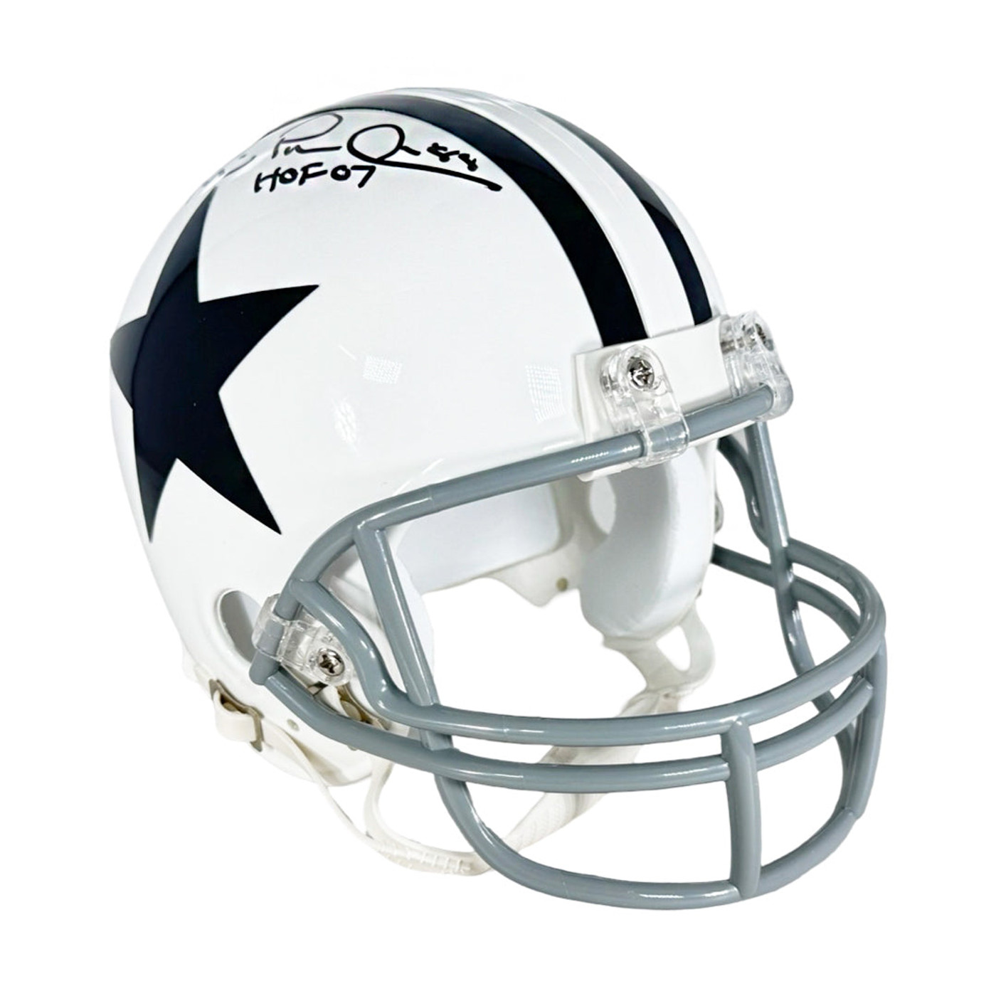 Michael Irvin Signed HOF 07 Inscription Dallas Cowboys