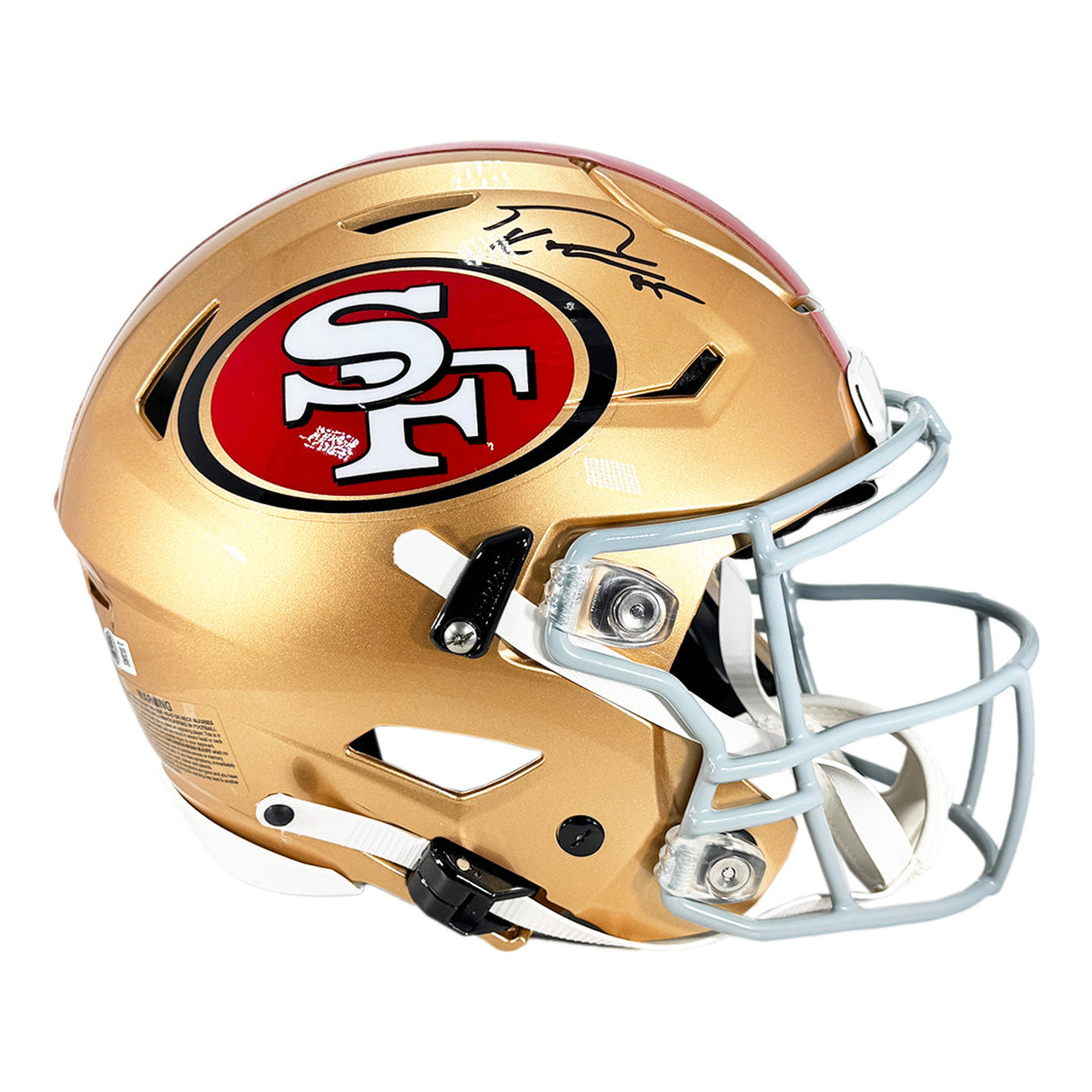 George Kittle Signed San Francisco 49ers Authentic SpeedFlex Full-Size Football Helmet (Beckett)