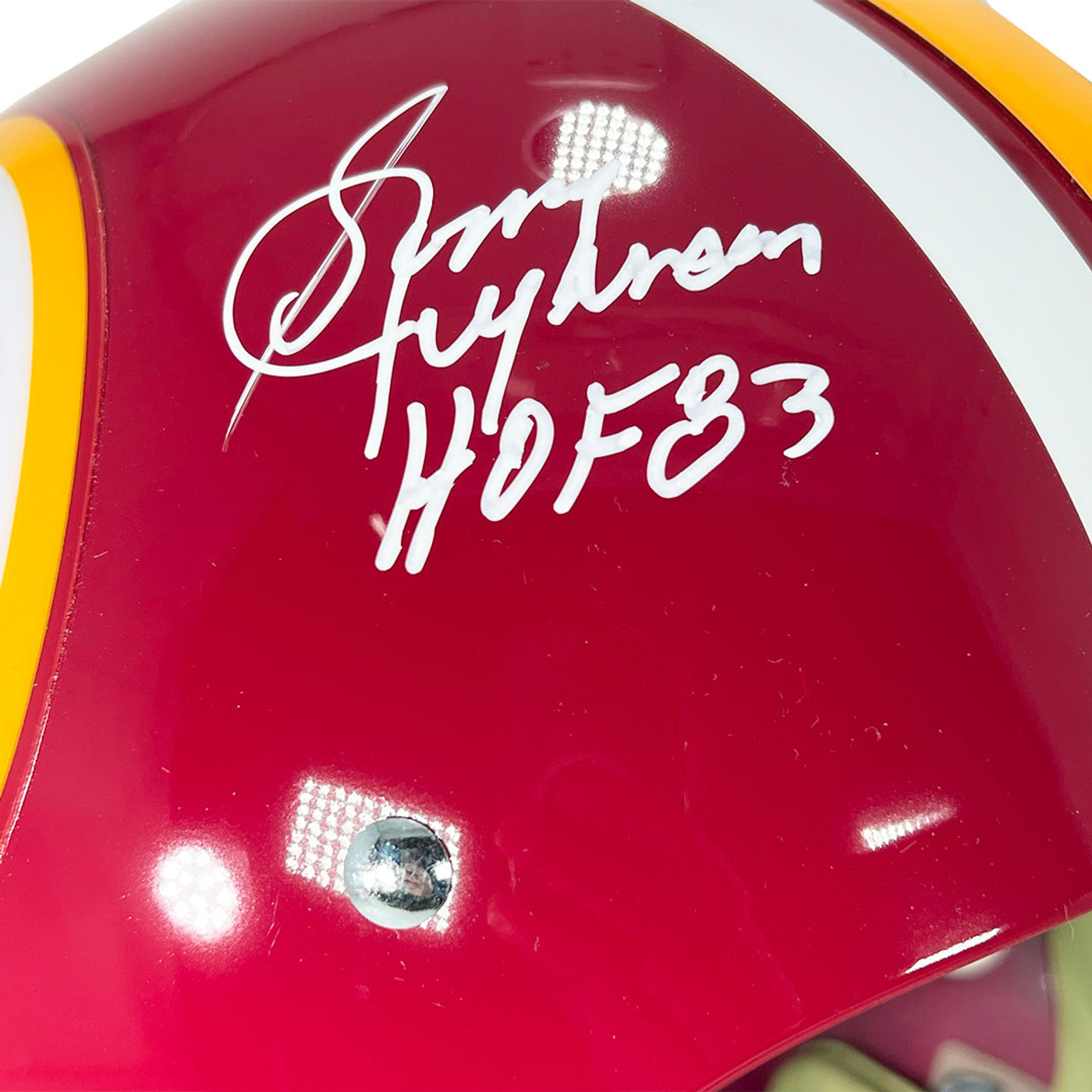 リース #492   American vintage Sonny Jurgensen Signed HOF 83 Inscription Washington