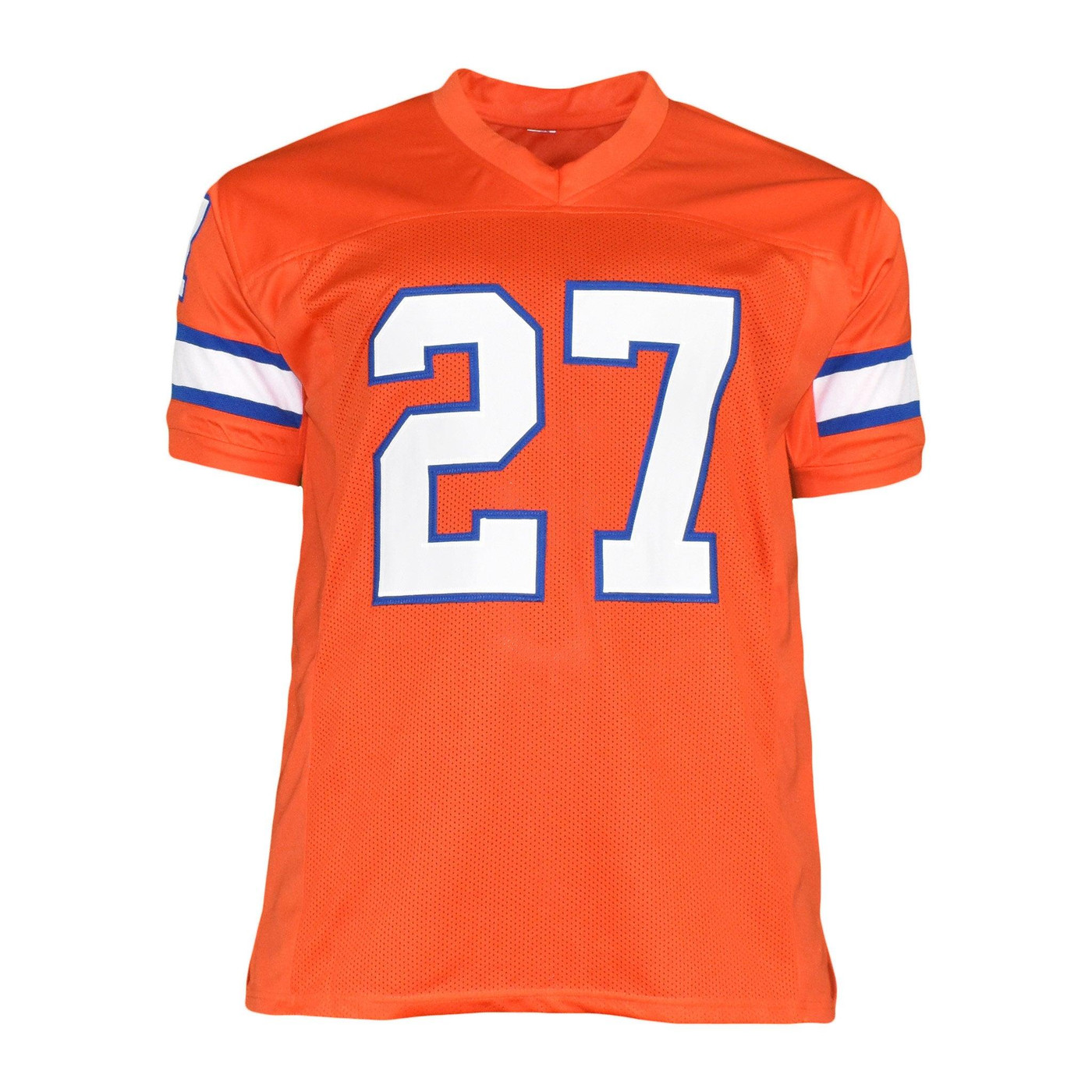 Steve Atwater Signed Pro-Edition Orange Football Jersey (JSA) -