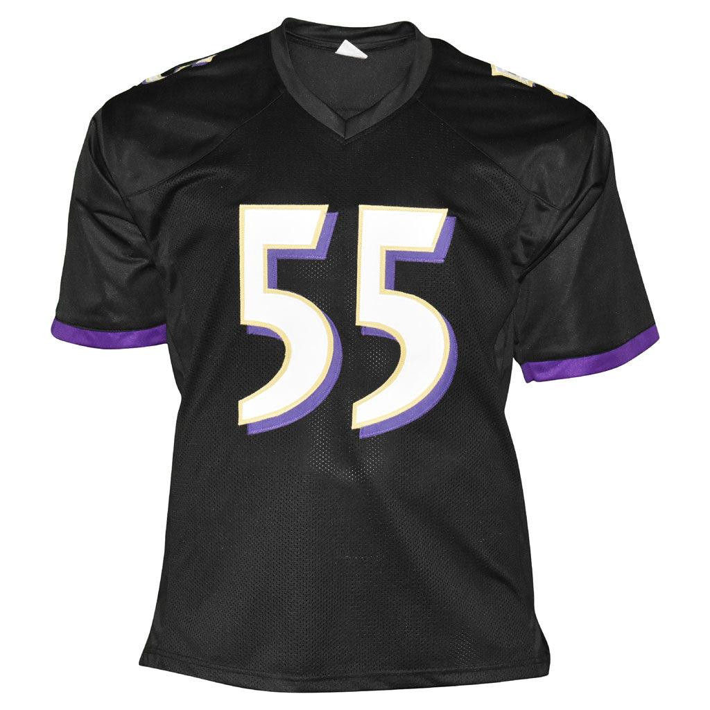 Terrell Suggs Signed Baltimore Black Football Jersey (JSA) -
