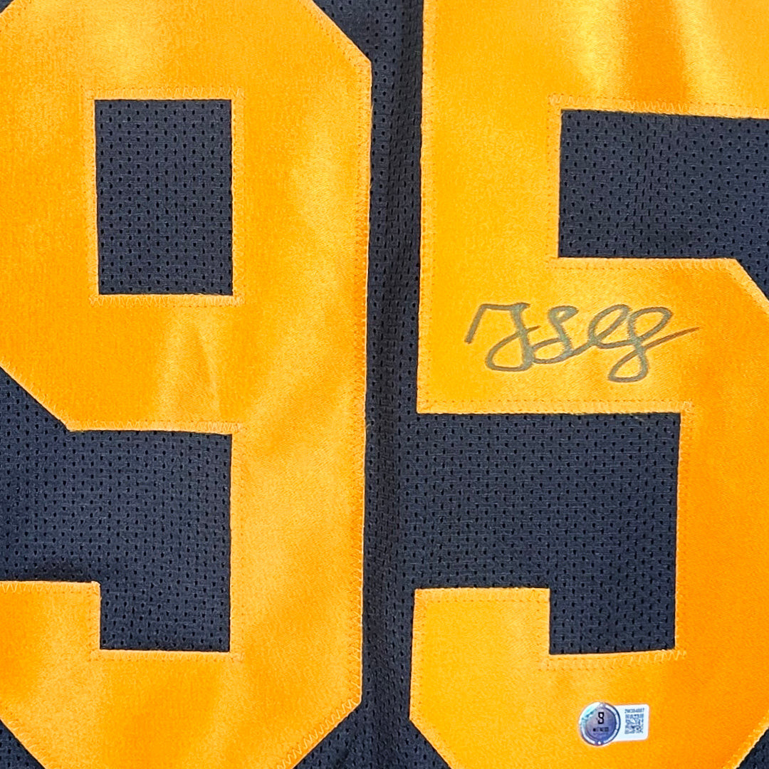 Greg Lloyd Signed Pittsburgh Color Rush Football Jersey (Beckett)