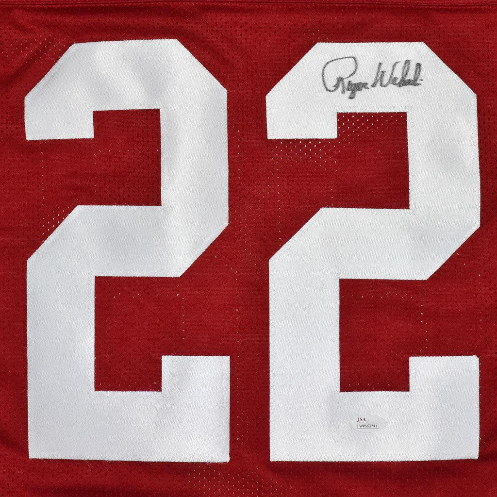 Roger Wehrli Signed HOF 07 Inscription St. Louis Red Football Jersey (JSA)