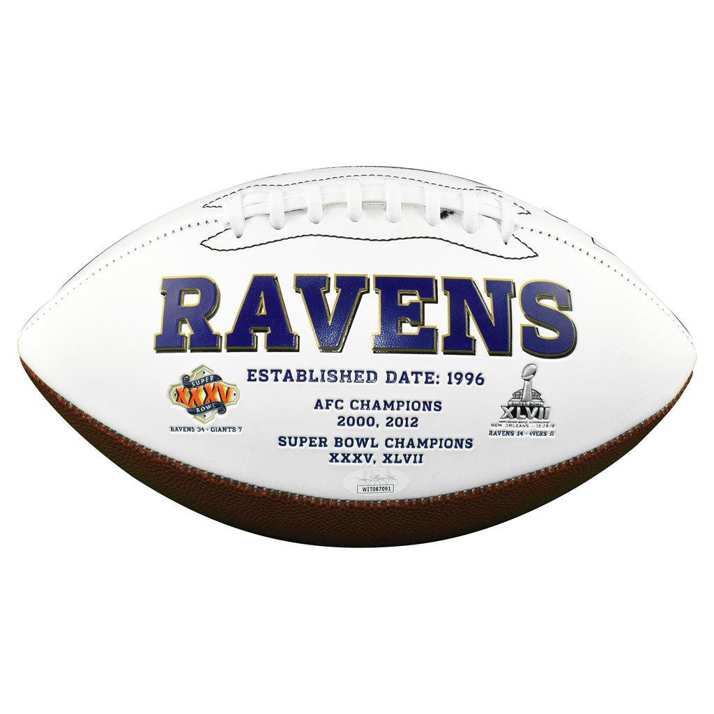 Ricky Williams Signed Baltimore Ravens Logo Football (Beckett)
