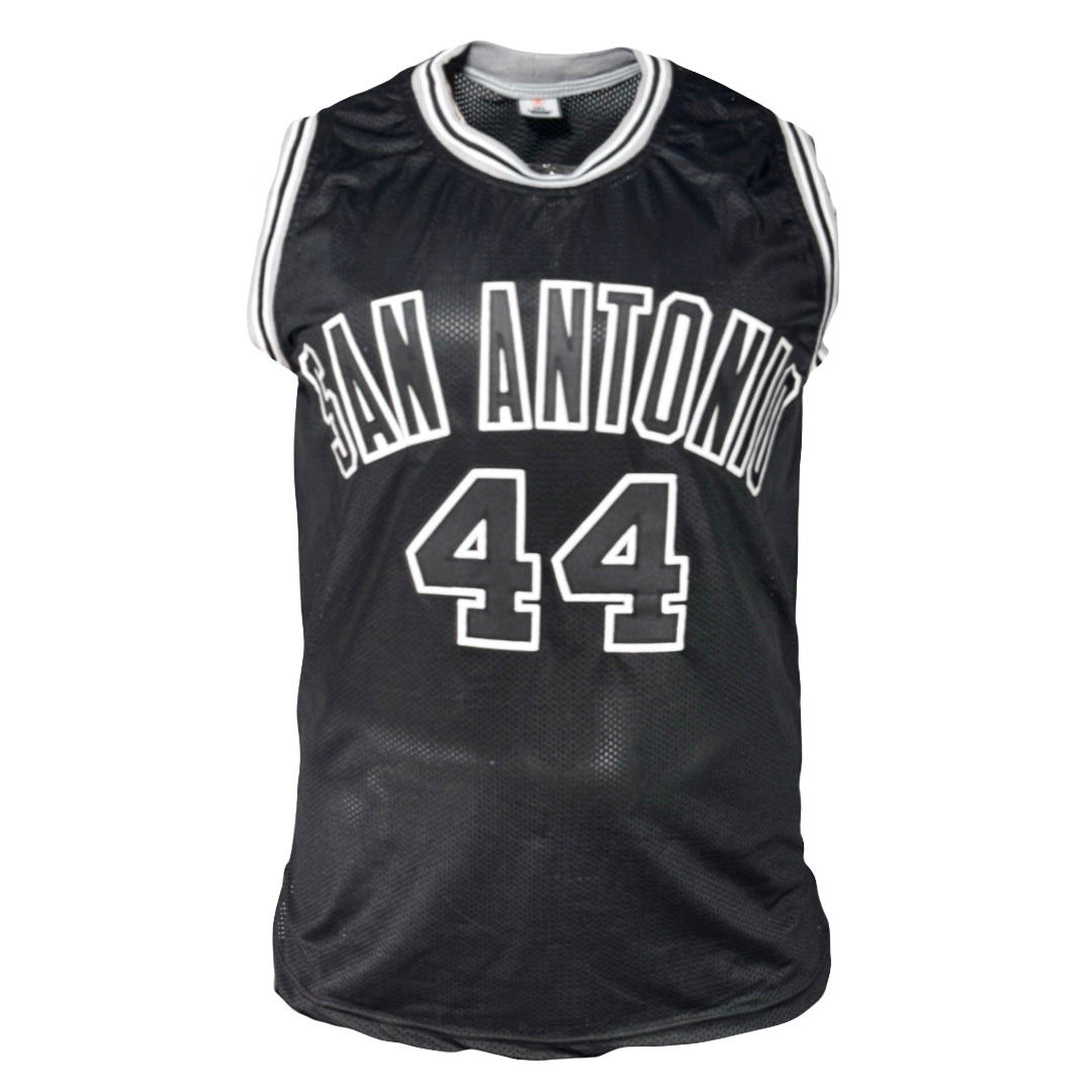 SAN ANTONIO GERVIN ユニフォーム 1979-80 George Gervin Signed San Antonio Black Basketball Jersey (Beckett) -