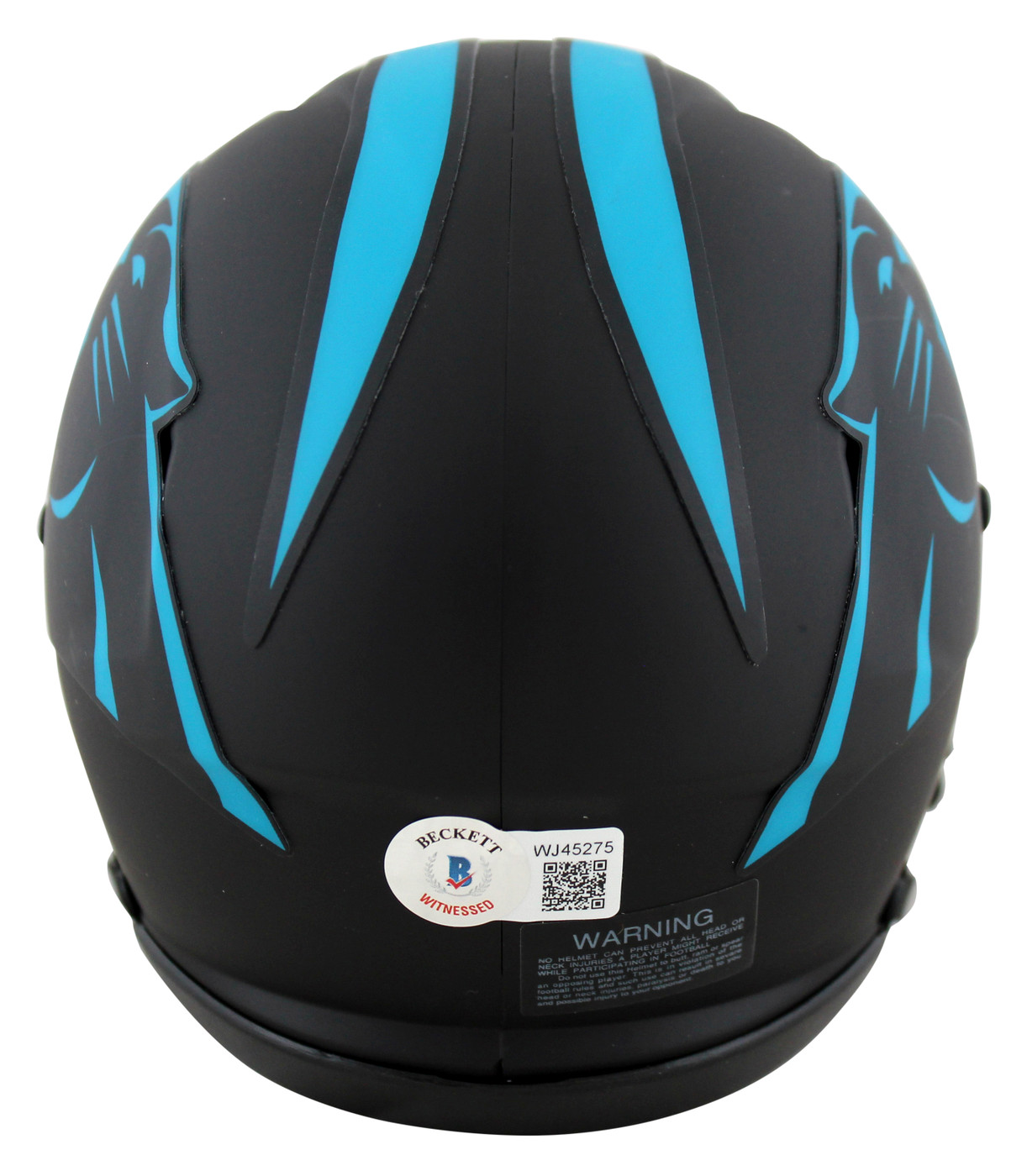 Panthers Luke Kuechly Authentic Signed Eclipse Speed Mini Helmet BAS Witnessed