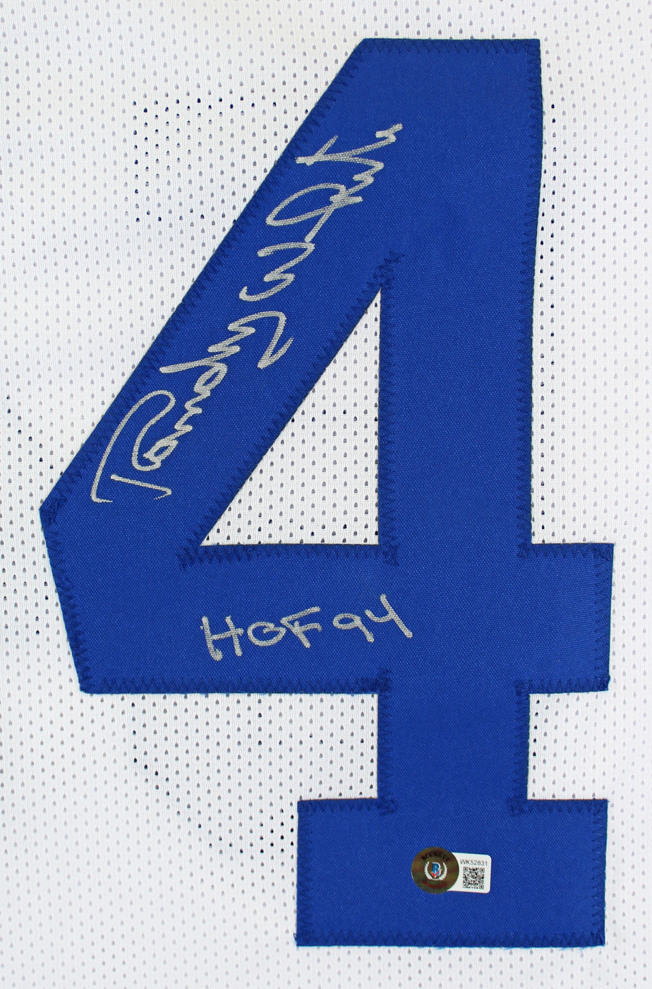 Randy White "HOF 94" Authentic Signed White Pro Style Jersey BAS Witnessed