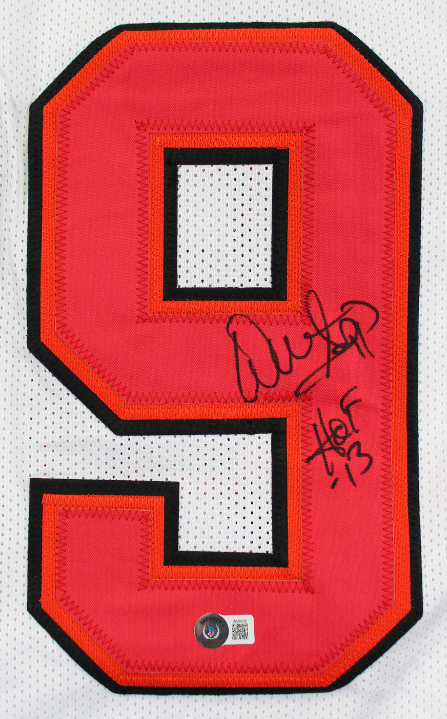 Warren Sapp "HOF 13" Authentic Signed White Pro Style Jersey BAS Witnessed