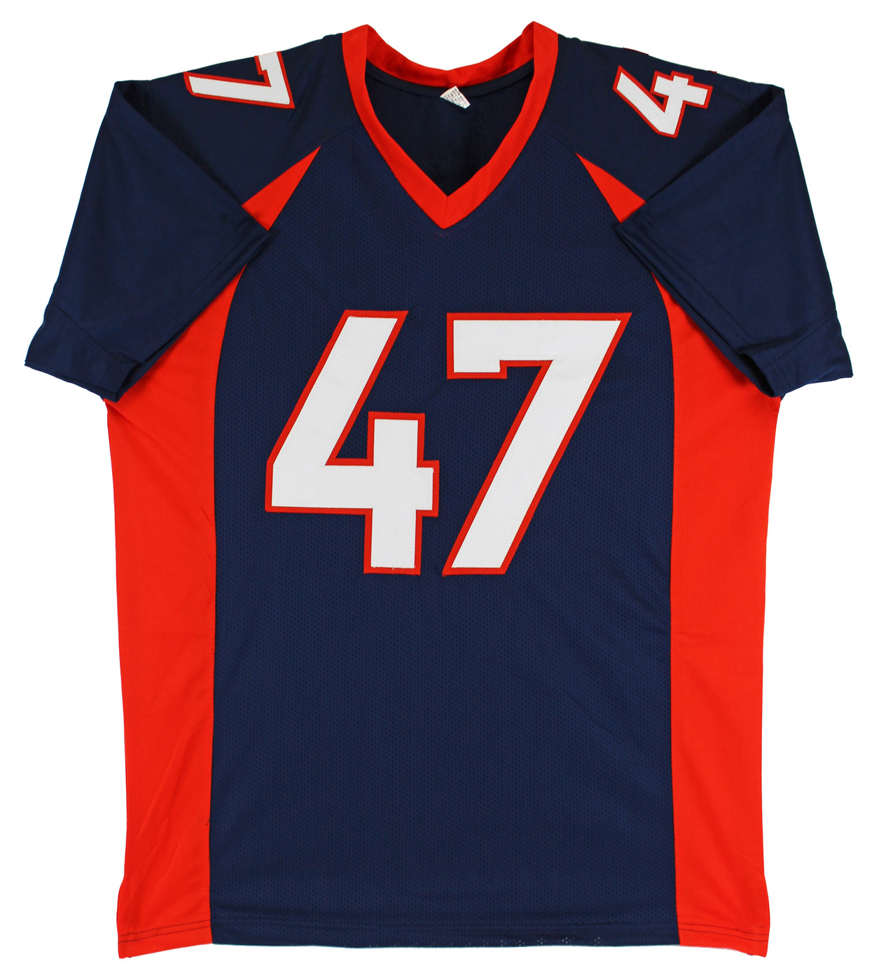 John Lynch Authentic Signed Navy Blue Pro Style Jersey Autographed BAS Witnessed