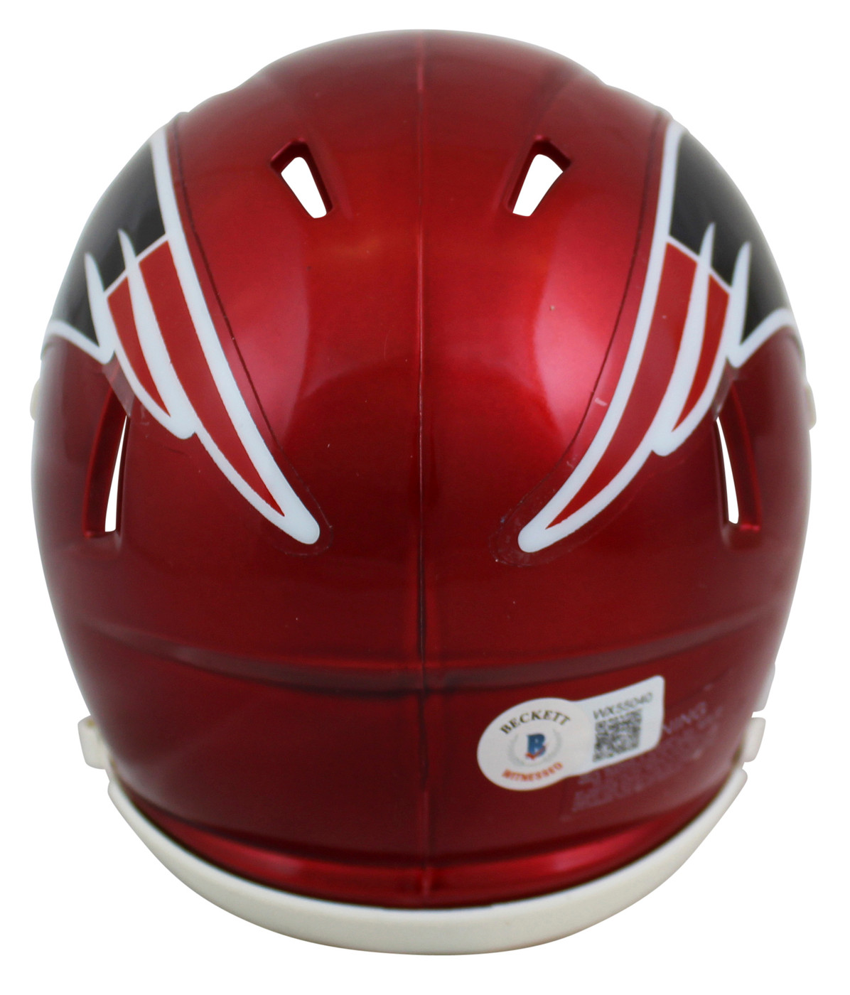 Patriots Richard Seymour Authentic Signed Flash Speed Mini Helmet  BAS Witnessed