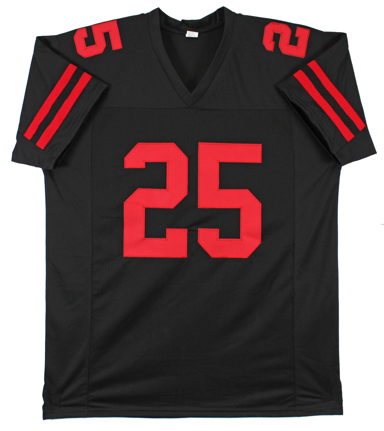 Elijah Mitchell Authentic Signed Black Pro Style Jersey Autographed BAS Witness