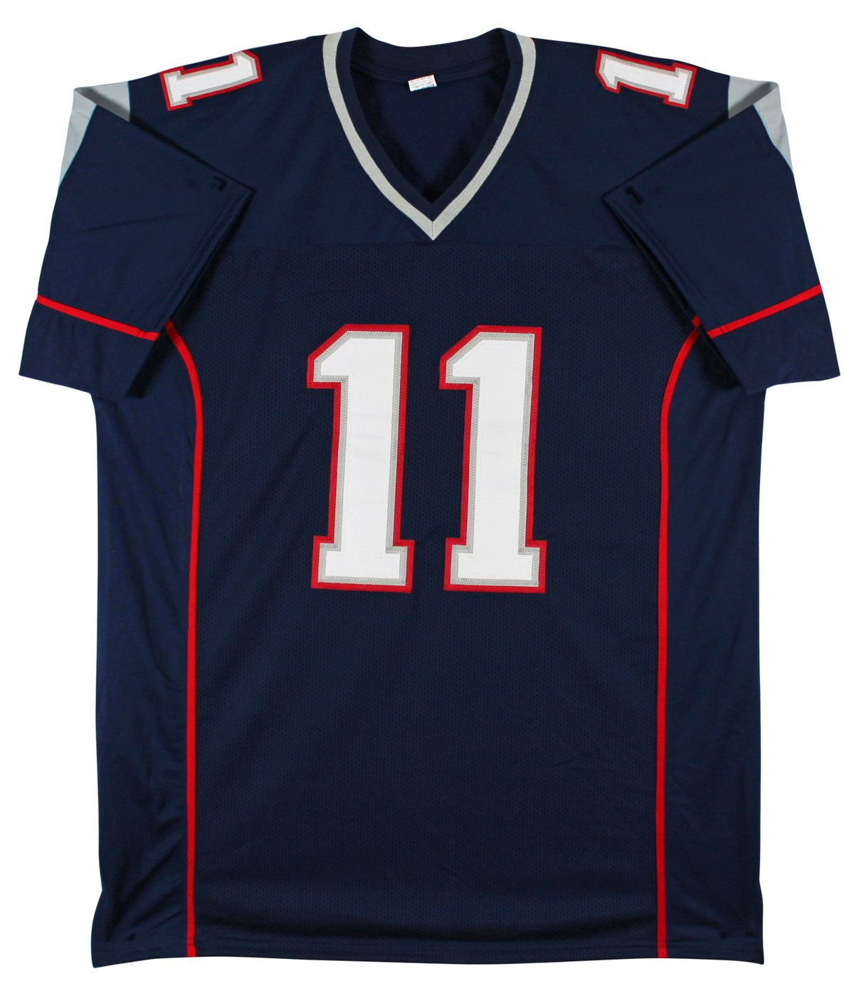 Drew Bledsoe Authentic Signed Navy Blue Pro Style Jersey BAS Witnessed