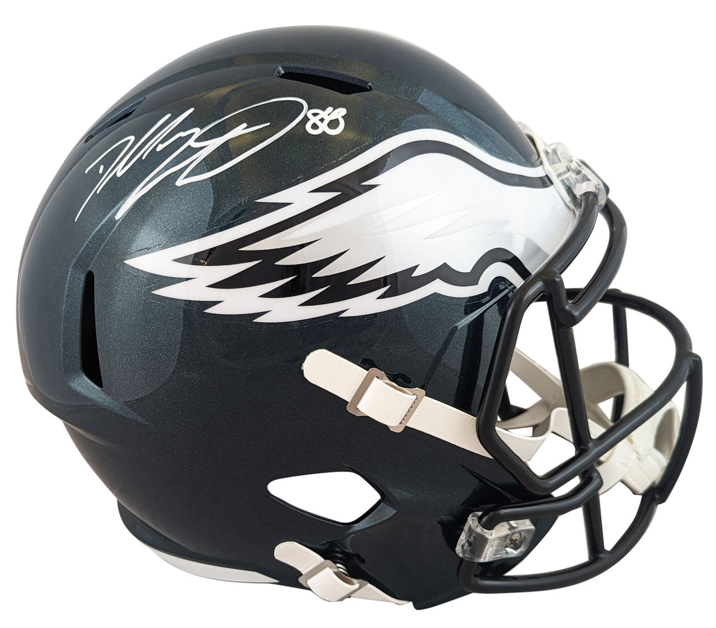 Eagles Dallas Goedert Signed Full Size Speed Rep Helmet W/ Case Fanatics