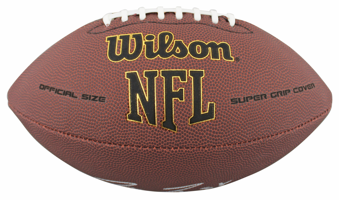 Steelers Pat Freiermuth Authentic Signed Wilson Super Grip Football BAS Witness