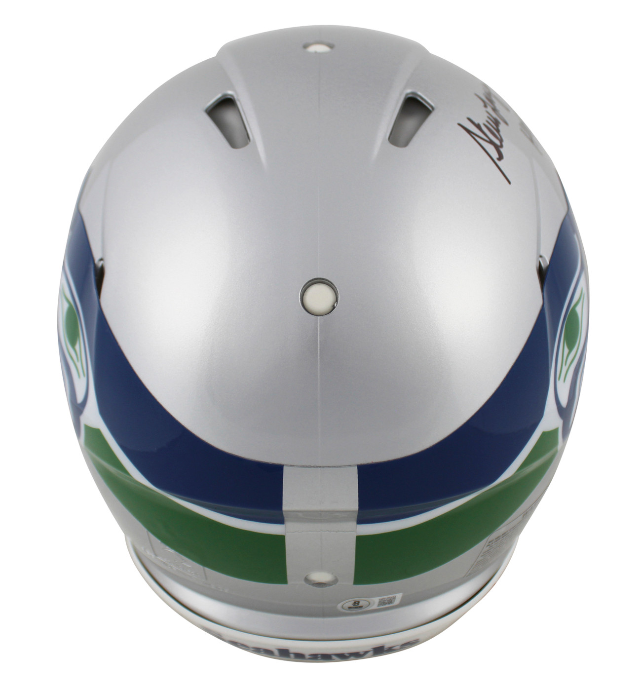 Seahawks Steve Largent Signed 83-01 TB Full Size Speed Proline Helmet BAS Wit