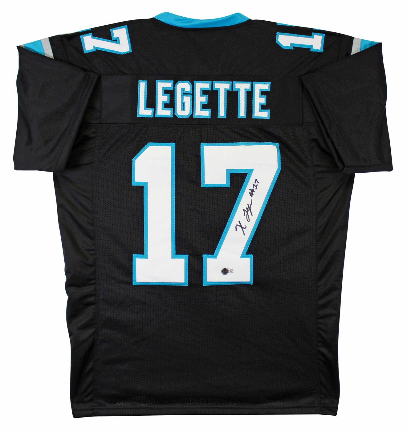Xavier Legette Authentic Signed Black Pro Style Jersey Autographed BAS Witnessed