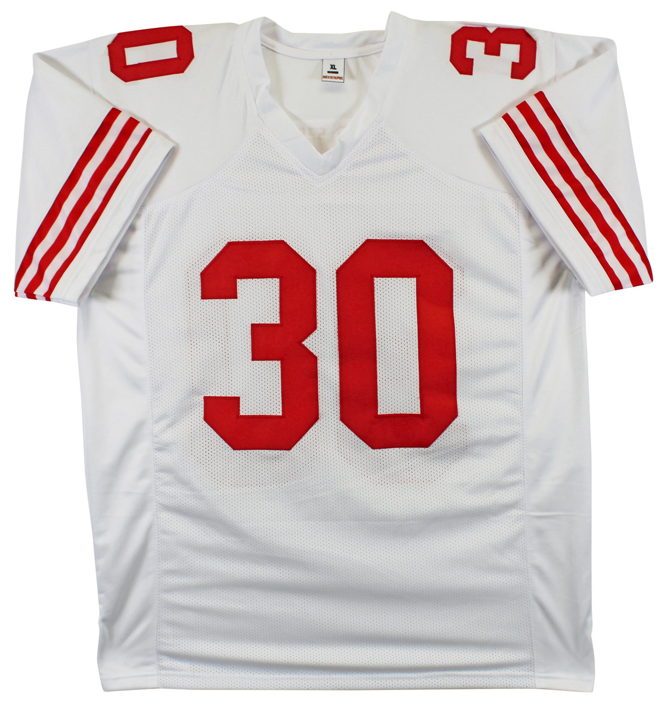 George Odum Authentic Signed White Pro Style Jersey BAS Autographed Witnessed