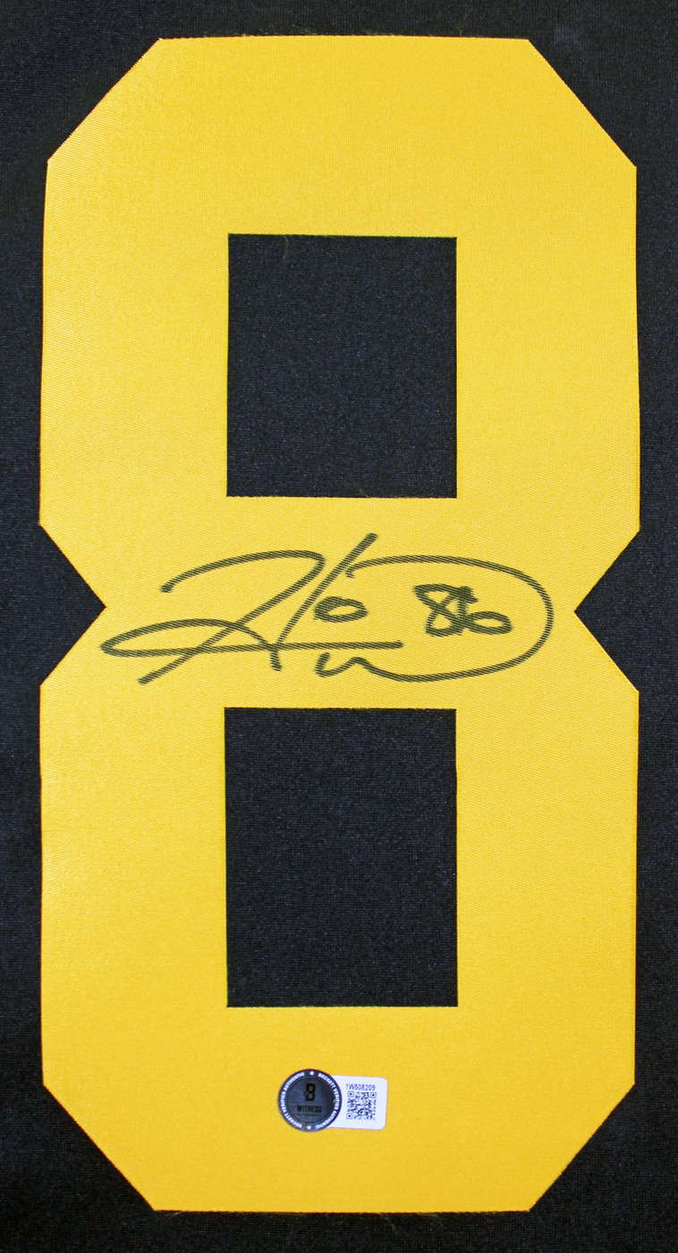 Steelers Hines Ward "SB XL MVP" Signed Black Nike Color Rush Jersey BAS Witness