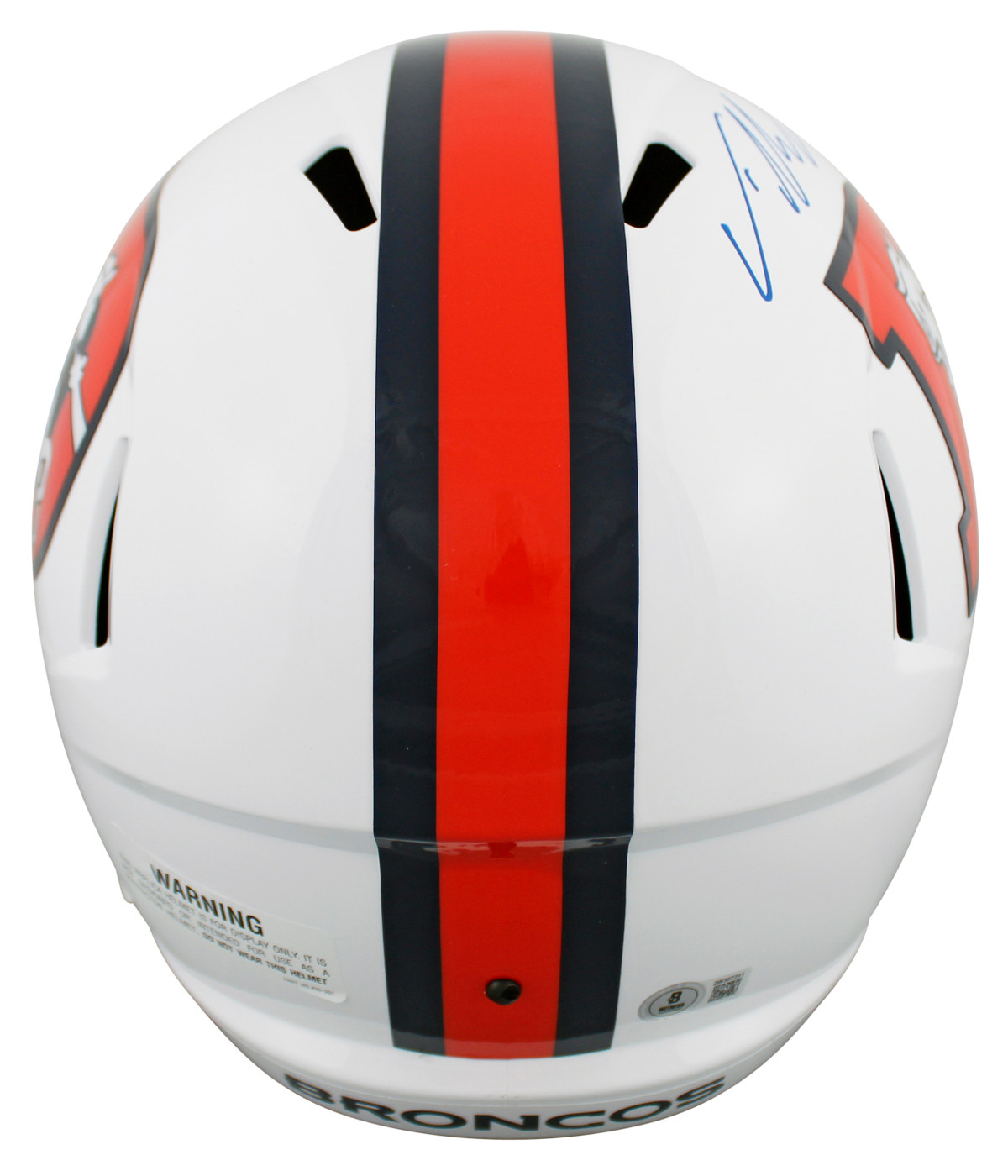 Broncos Von Miller Signed 2023 Alternate Full Size Speed Rep Helmet BAS Witness