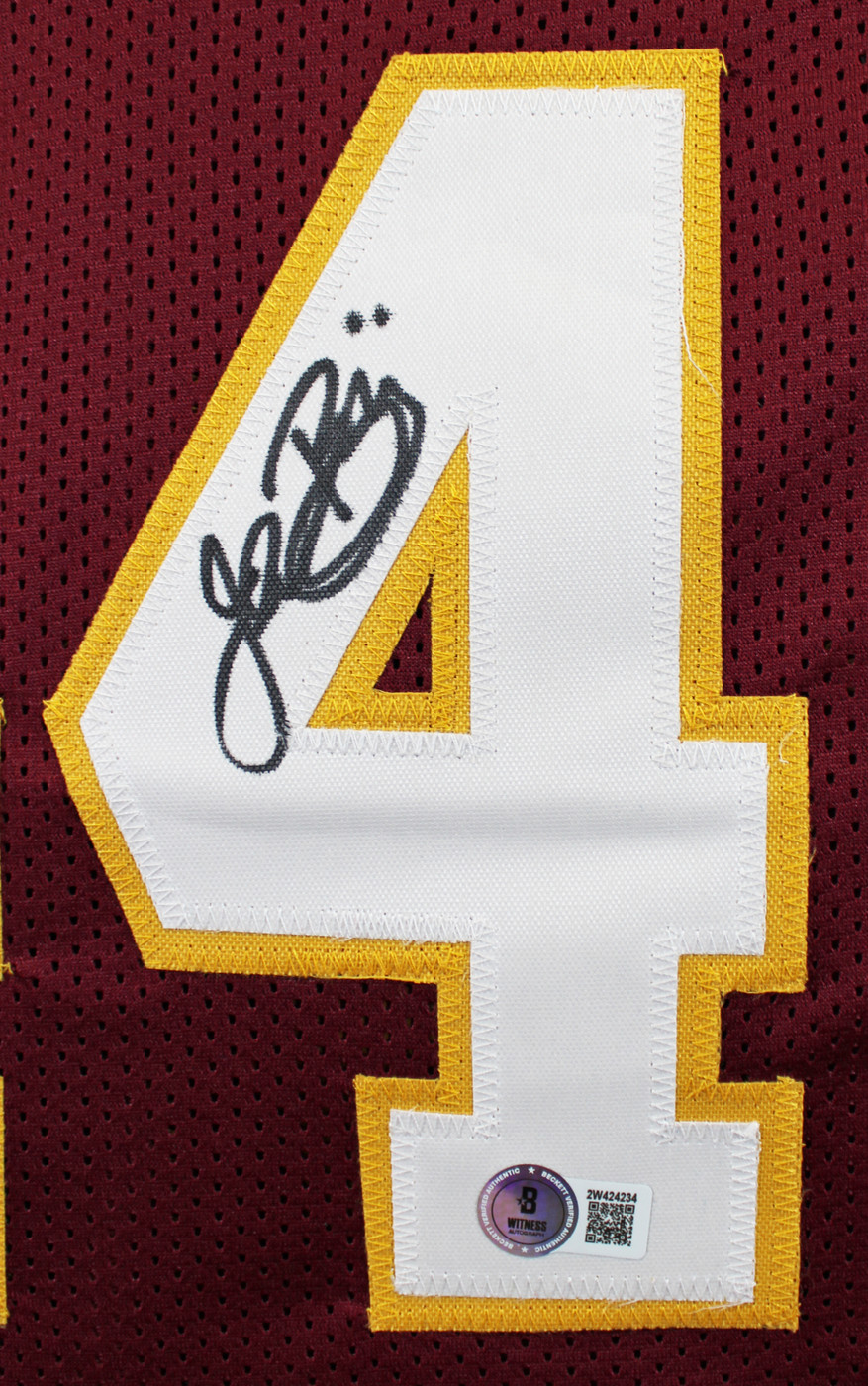 SB MVPs (3) Williams, Rypien & Riggins Signed Maroon Pro Style