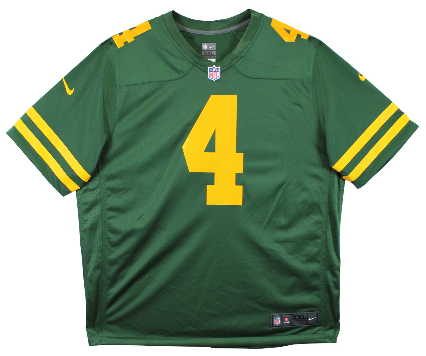 Packers Brett Favre Signed Green Color Rush Nike Limited Jersey