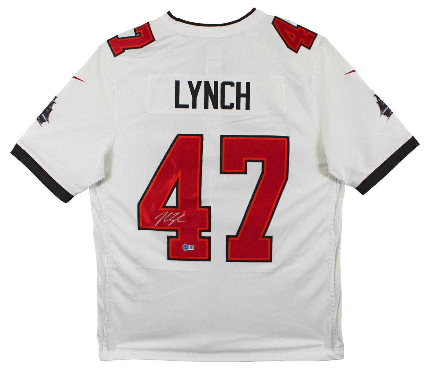 Buccaneers John Lynch Authentic Signed White Nike Limited Jersey