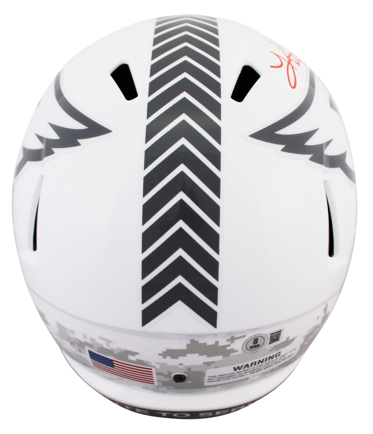 Cardinals Kurt Warner Signed STS III Full Size Speed Rep Helmet BAS Witnessed