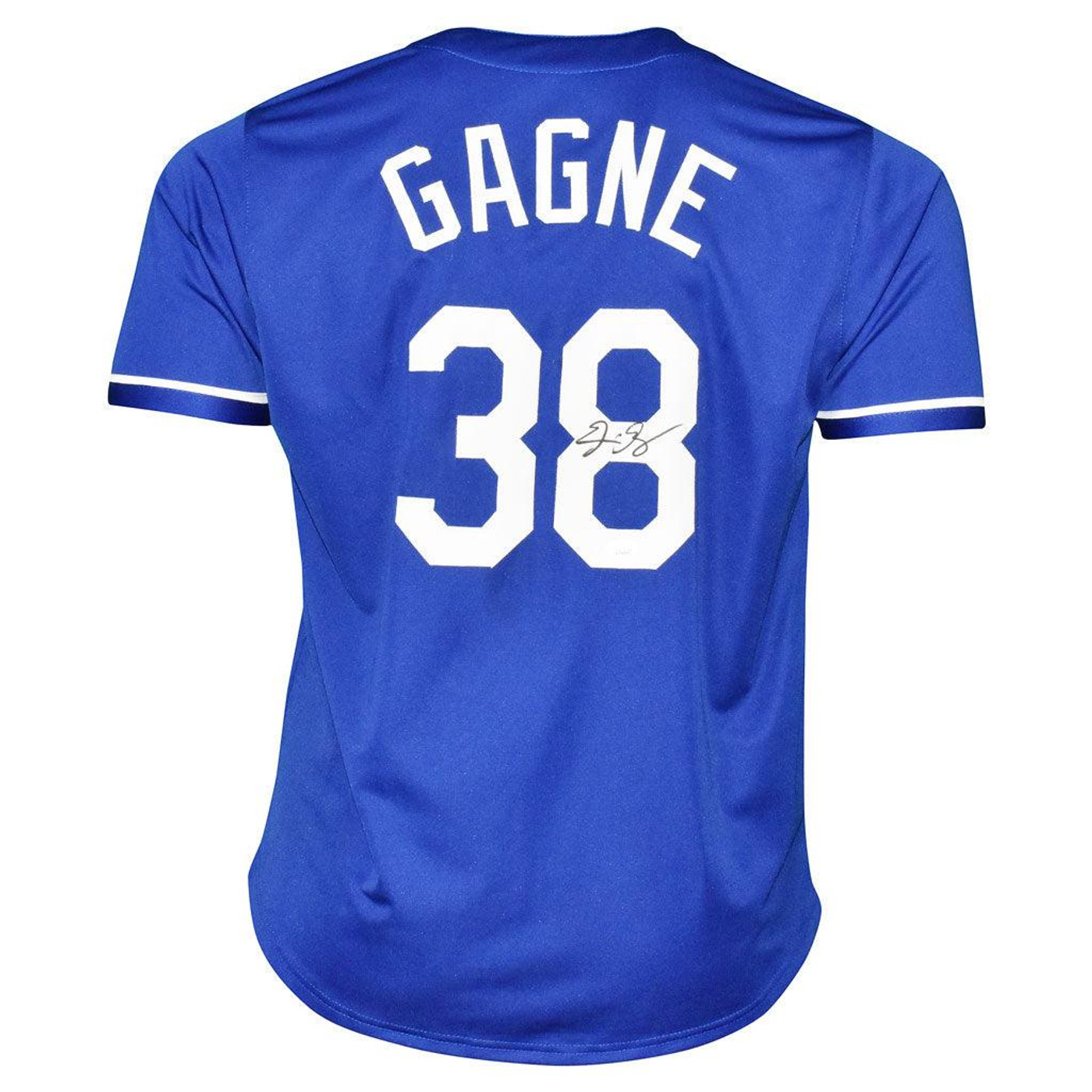 Eric Gagne Signed Los Angeles Blue Baseball Jersey (JSA) -