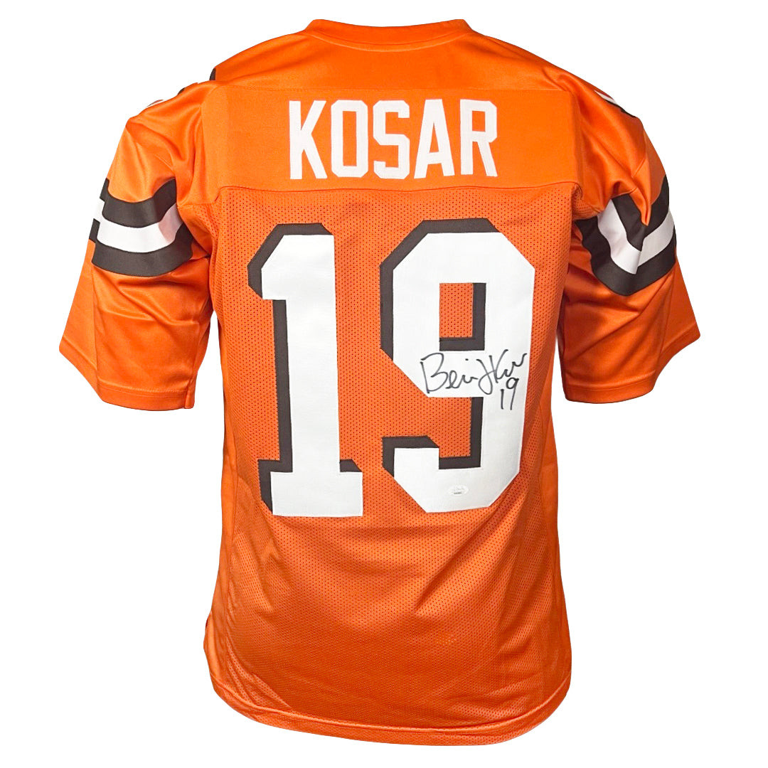 Bernie Kosar Signed Cleveland Orange Football Jersey (JSA) -