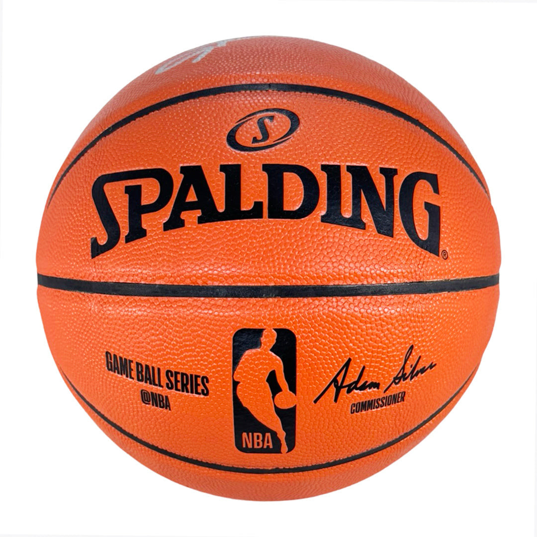 IVE アン・ユジン ファンコン サインボール Allen Iverson Signed Spalding Game Ball Series Basketball (JSA) -