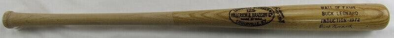 Buck Leonard Signed Louisville Slugger Baseball Bat JSA AC15696