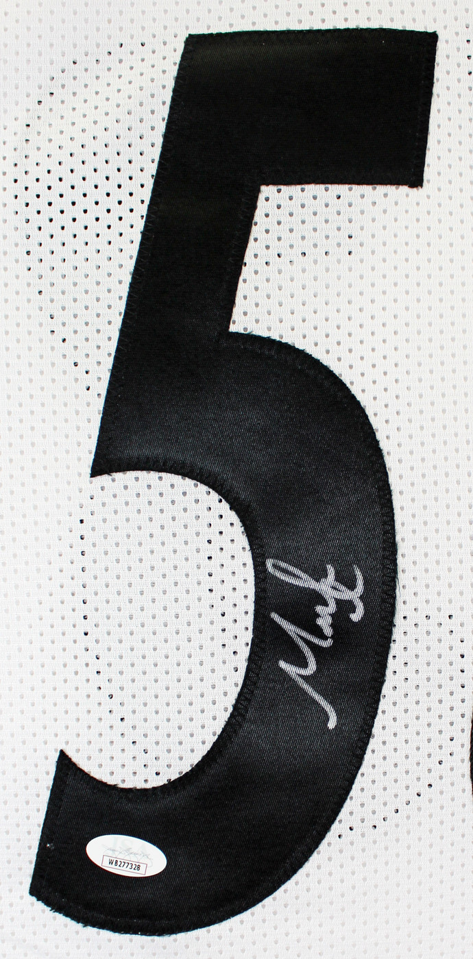 Maurkice Pouncey Authentic Signed White Pro Style Jersey Autographed JSA