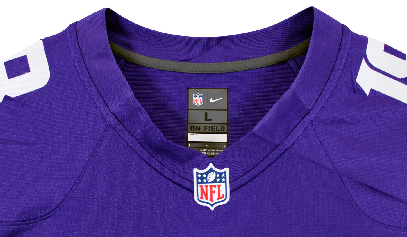 Vikings Justin Jefferson Authentic Signed Purple Nike Limited