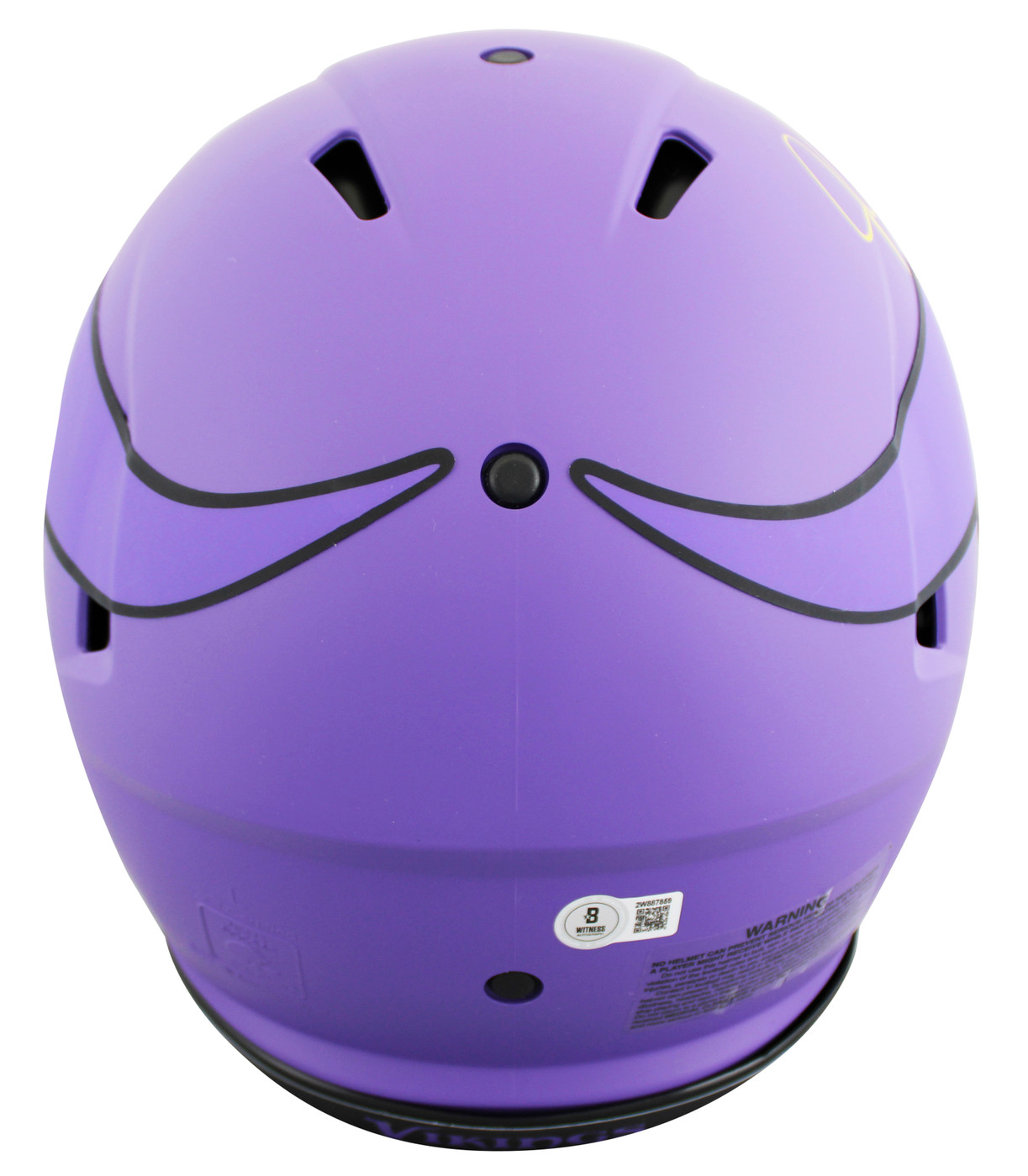 Vikings Justin Jefferson Signed Rave Full Size Speed Proline