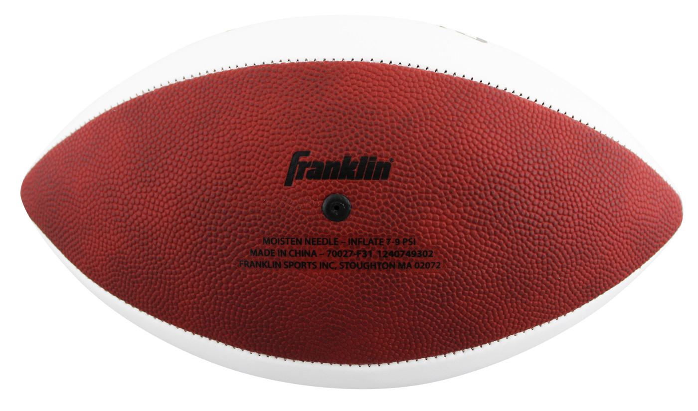 Jaguars Brian Thomas Jr. Signed Franklin White Panel Logo Football