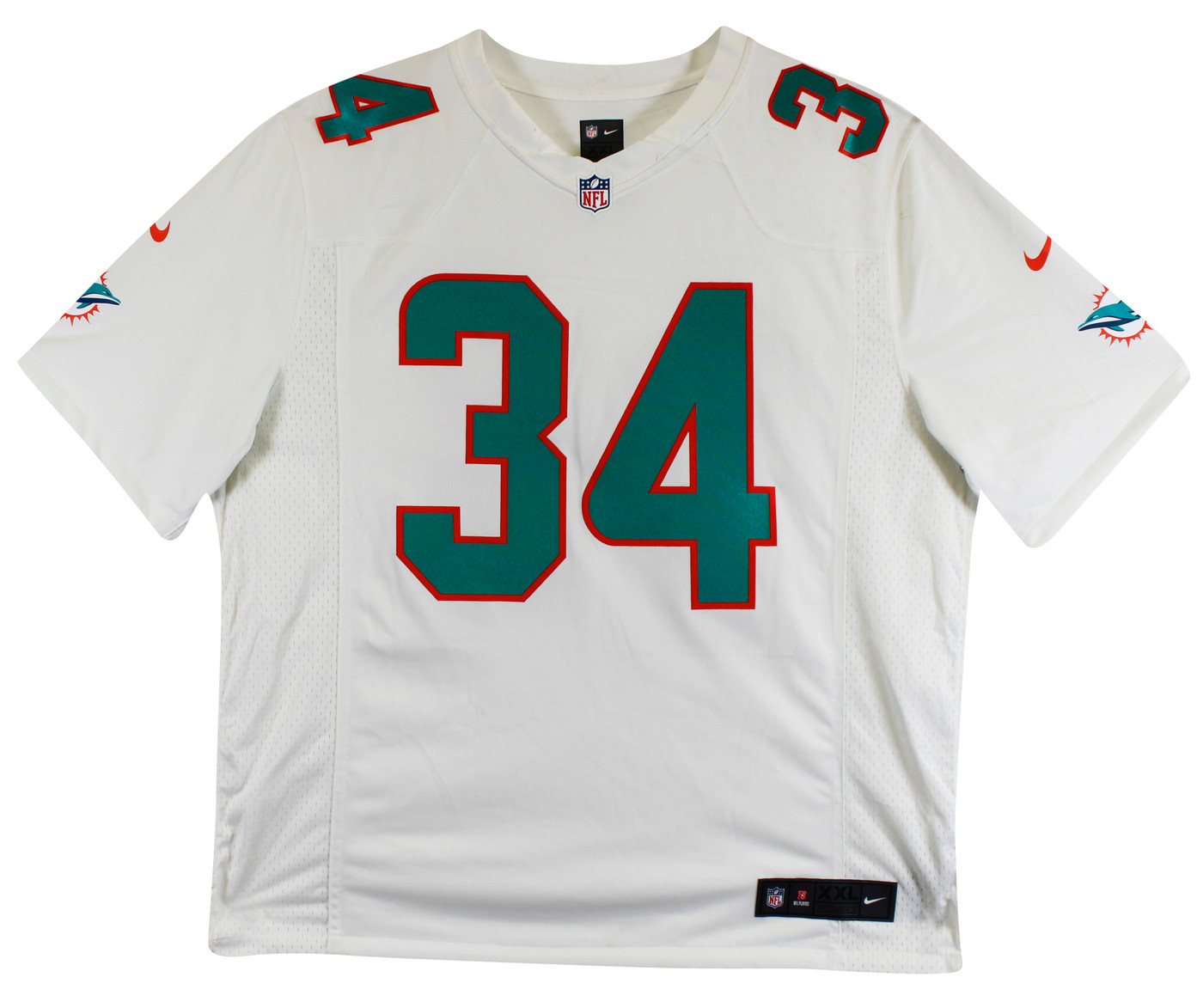 Dolphins Nfl Ricky Williams Jersey Mitchell And Ness Miami