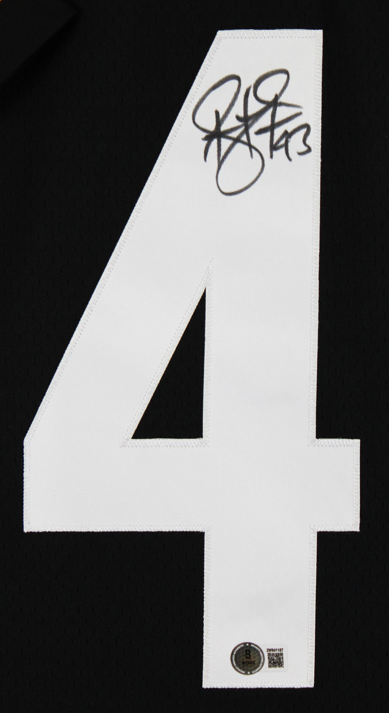バズマザーズ　ワイセツミー　サイン入り Steelers Troy Polamalu Authentic Signed Black Mitchell & Ness