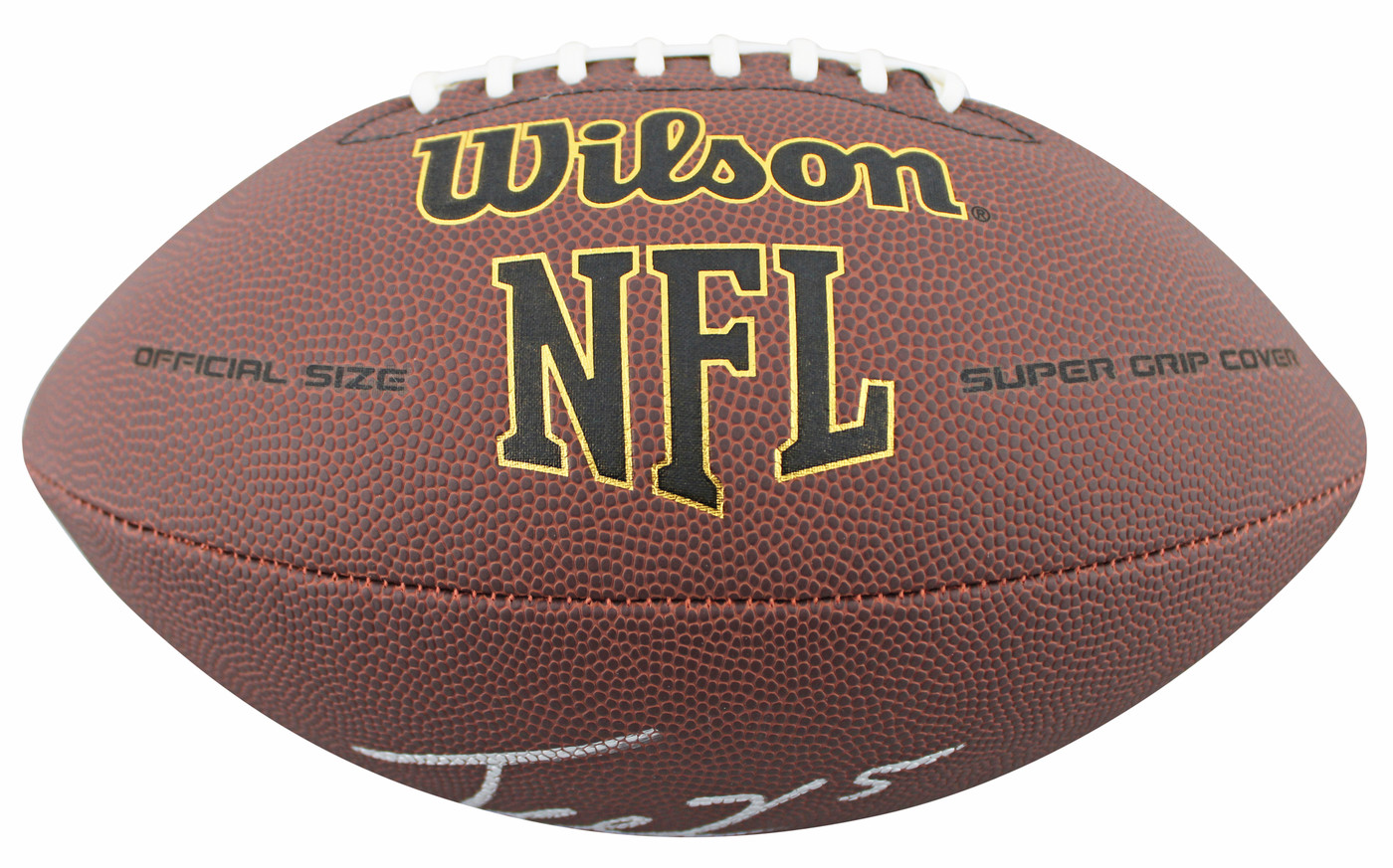 NFLサインボール Bengals Tee Higgins Signed Wilson Super Grip Football W/ Case BAS