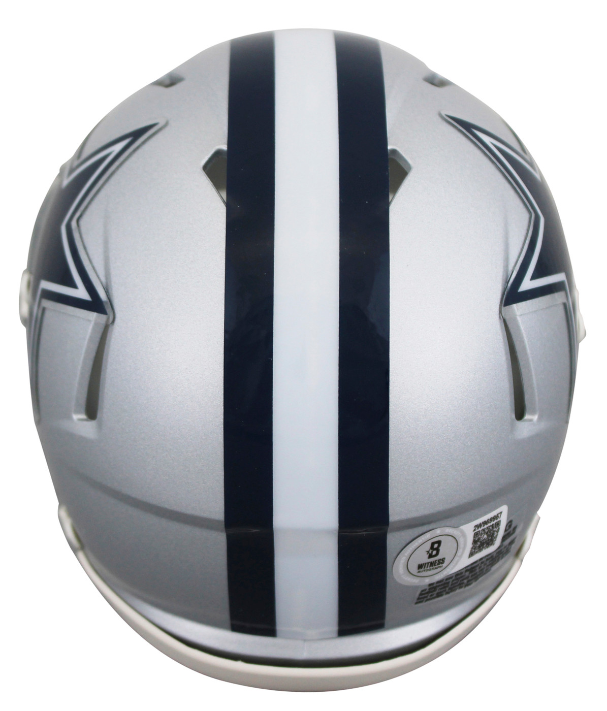 Cowboys Danny White "SB XII Champs" Signed Speed Mini Helmet w/ Case BAS Witness
